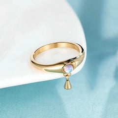 Pearl Titanium Ring